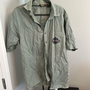 Vintage Harley Davidson Dress Shirt